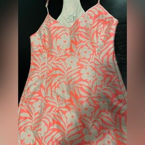 J. crew floral jacquard tank dress